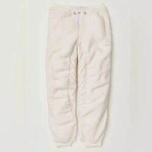 Free People Movement-Women M Ivory Sundown Fleece Sweatpants Oversized